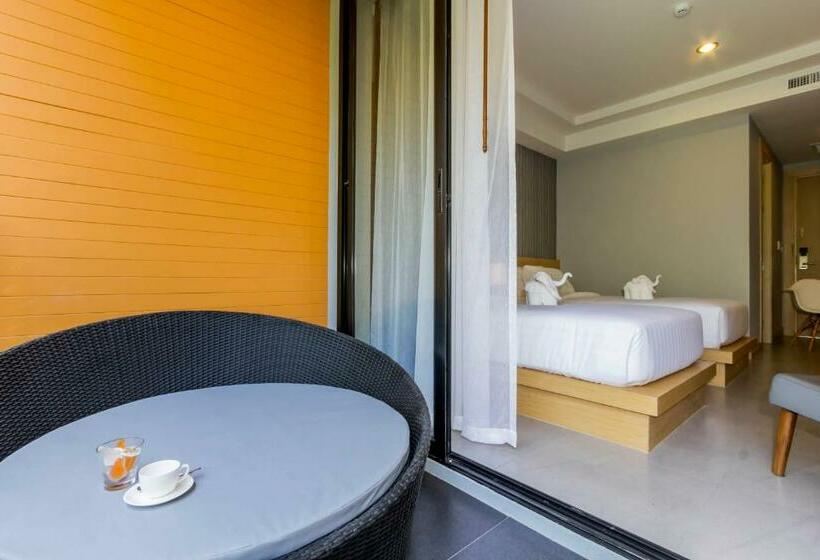 발코니 디럭스 룸, Apple A Day Resort Krabi, Ao Nang Beach   Sha Extra Plus