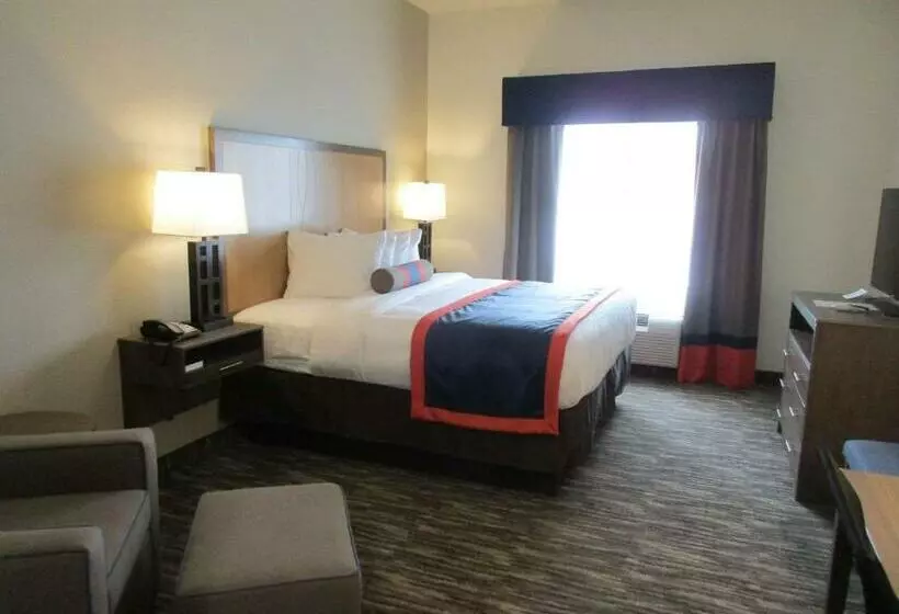 キングサイズベッドのスタンダードルーム, Best Western Plus Ardmore Inn & Suites