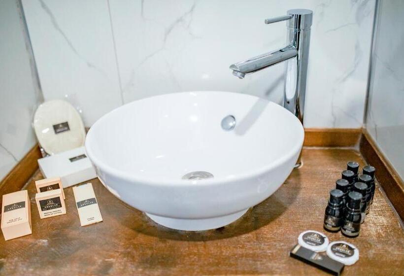 اتاق استاندارد با چشم‌انداز باغ, Aksular