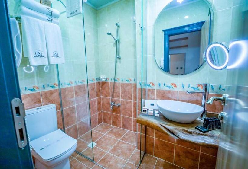 Quarto standart vista jardim, Aksular