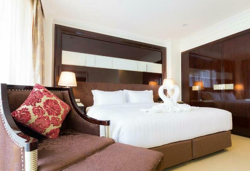 חדר דחוקס עם מיטת קינג, Lk President