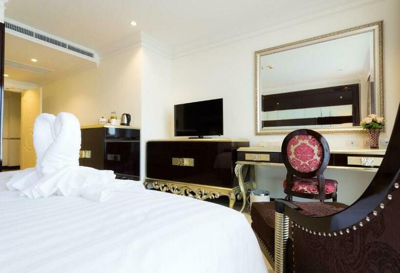 חדר דחוקס עם מיטת קינג, Lk President