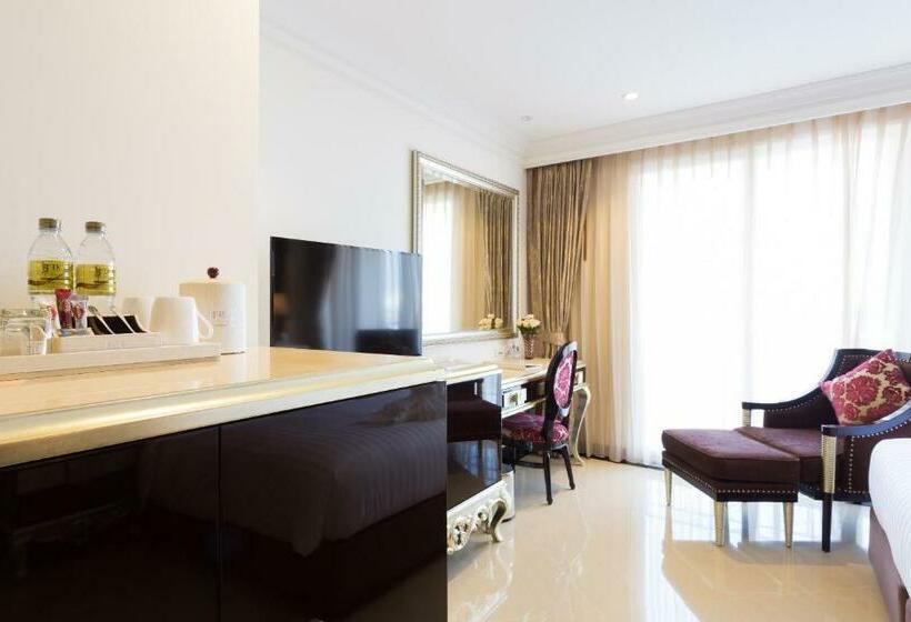 חדר דחוקס עם מיטת קינג, Lk President