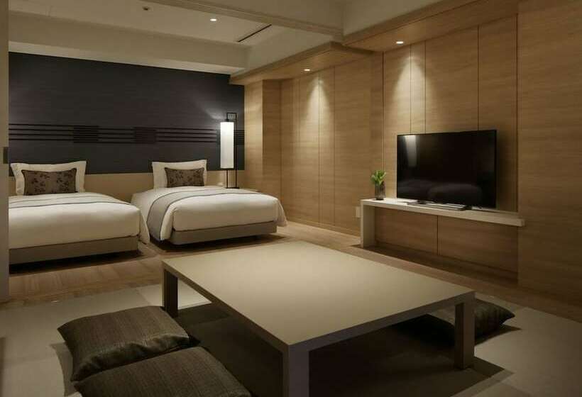 חדר דלוקס נוף לים, Kobe Minato Onsen Ren