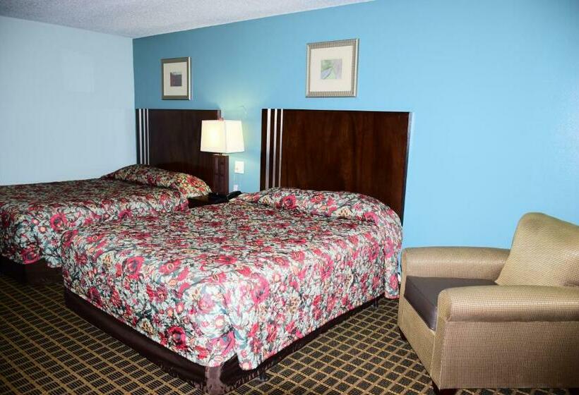 חדר סטנדרט שתי מיטות זוגיות, Flamingo Motel