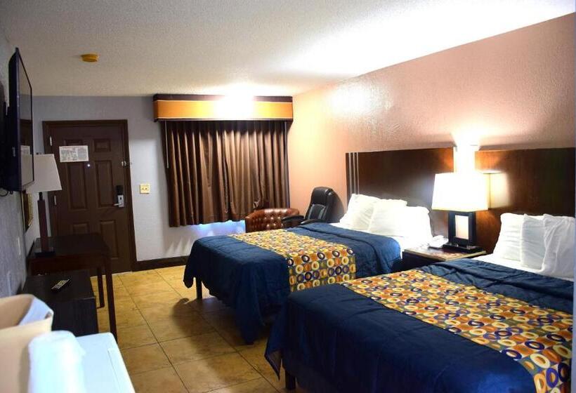 חדר סטנדרט שתי מיטות זוגיות, Flamingo Motel