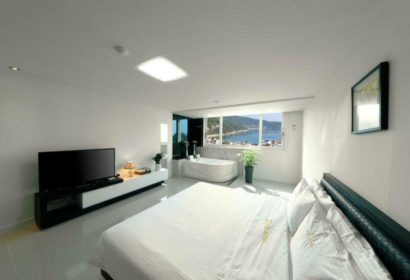 غرفة ديلوكس مطلّة علي البحر, Doya Hotel Geoje