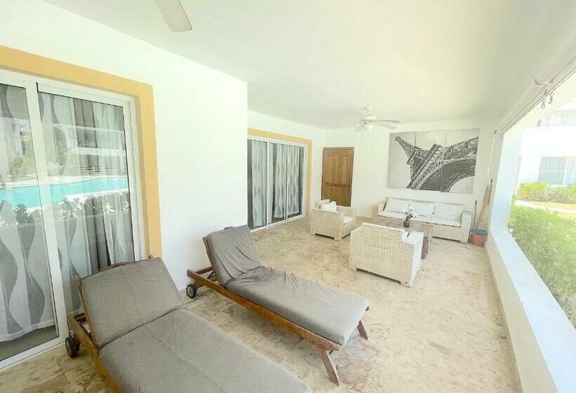 آپارتمان 1 خوابه با چشمانداز استخر, Caribbean Galaxy Paradise Hotel Wifi Los Corales Bavaro Beach Club & Spa