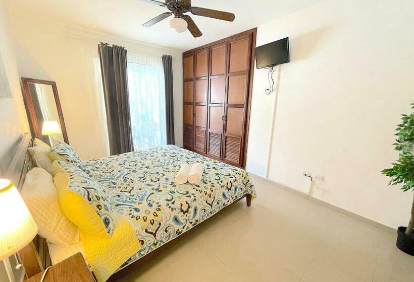 آپارتمان 1 خوابه با چشم‌انداز استخر, Caribbean Galaxy Paradise Hotel Wifi Los Corales Bavaro Beach Club & Spa