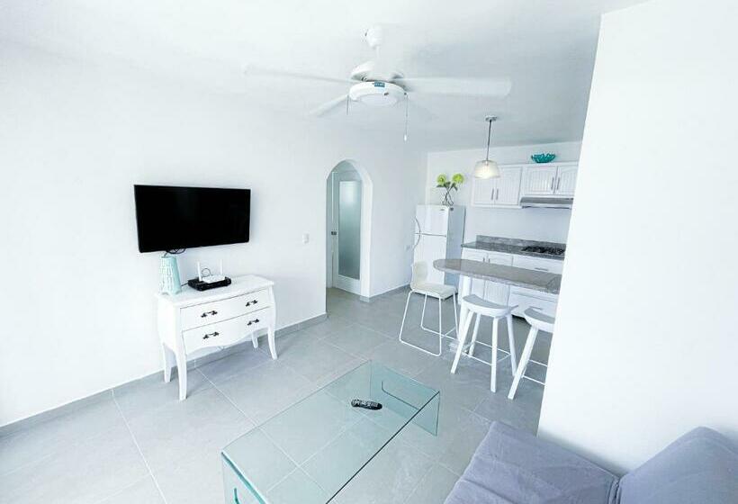 آپارتمان 1 خوابه با چشمانداز دریا, Caribbean Galaxy Paradise Hotel Wifi Los Corales Bavaro Beach Club & Spa