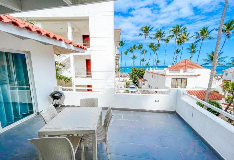 ویلای 1 خوابه با چشمانداز دریا, Caribbean Galaxy Paradise Hotel Wifi Los Corales Bavaro Beach Club & Spa