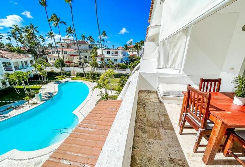 1 Bedroom Penthouse Apartment, Caribbean Galaxy Paradise Hotel Wifi Los Corales Bavaro Beach Club & Spa