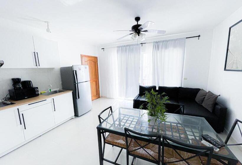 1 Bedroom Penthouse Apartment, Caribbean Galaxy Paradise Hotel Wifi Los Corales Bavaro Beach Club & Spa