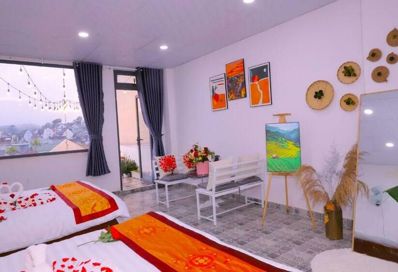 اتاق خانوادگی با چشمانداز کوه, Thân Thiện Homestay đà Lạt