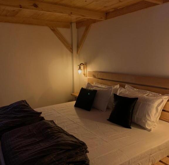 山の見えるスーペリアルーム, Roamate Hostel, Old Manali