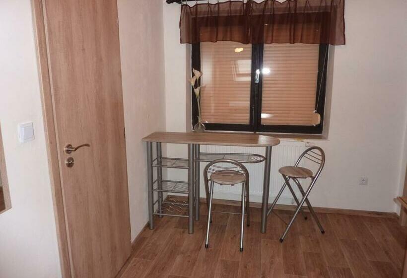 庭の見えるスタンダードトリプルルーム, Penzion čech