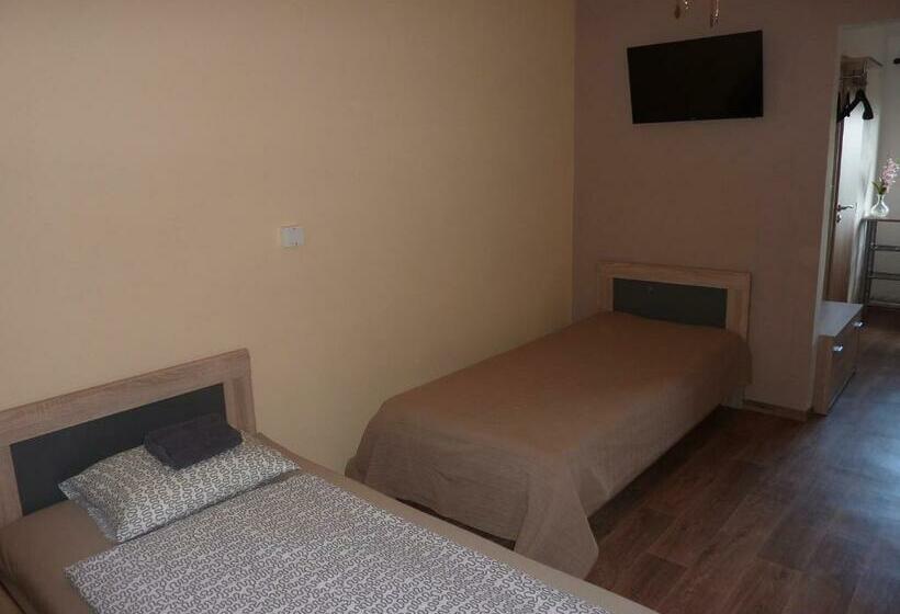 庭の見えるスタンダードトリプルルーム, Penzion čech