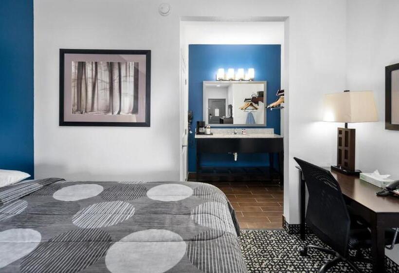 带大床的标准间, Belmont Inn And Suites Tatum