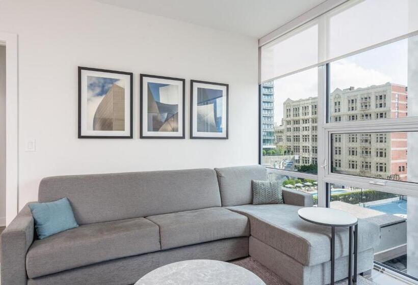 جناح جونيور, Level Los Angeles   Downtown South Olive