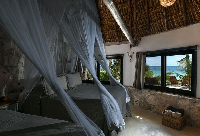 בקתה סטנדרטית עם נוף לים, Diamante K   Inside Tulum National Park