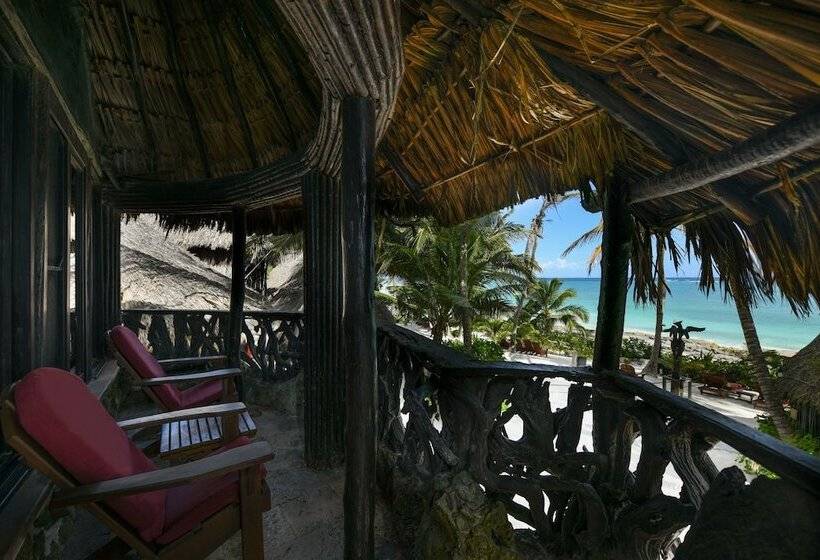 בקתה סטנדרטית עם נוף לים, Diamante K   Inside Tulum National Park