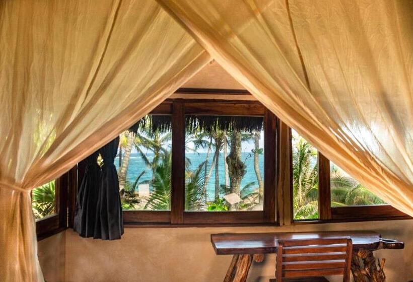 בקתה סטנדרטית עם נוף לים, Diamante K   Inside Tulum National Park