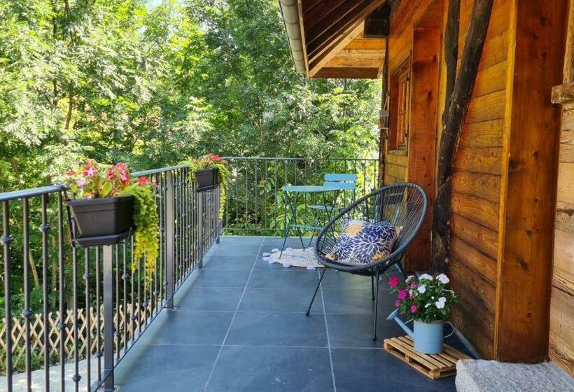 غرفة قياسية مزوَّدة بتراس, Le Refuge Du Montagnard