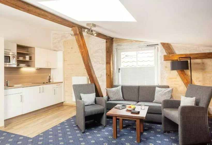 １ベッドルームのデラックスアパートメント, Aparthotel Altes Schwedisches Konsulat