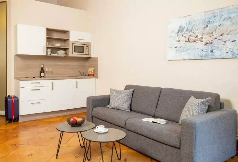 １ベッドルームのデラックスアパートメント, Aparthotel Altes Schwedisches Konsulat