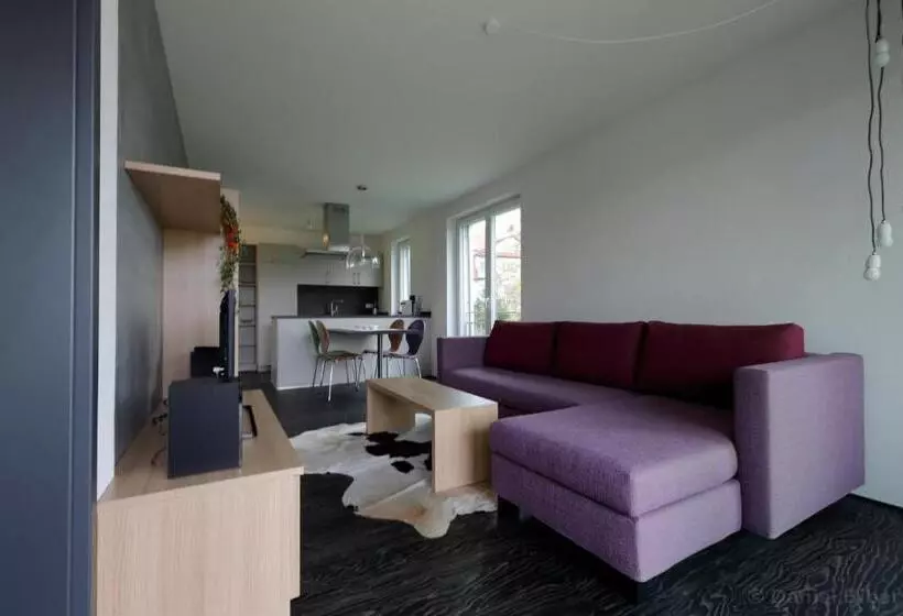 庭の見える1ベッドルームアパートメント, Hewen Apartments