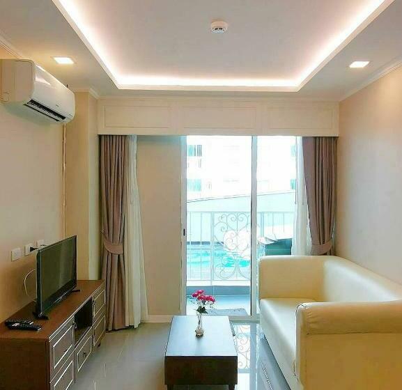 Appartement 1 Chambre Vue Piscine, The Orient Resort​ And​ Spa Pool Access ห้องติดสระ ใกล้หาดจอมเทียน พัทยา By Jasmin
