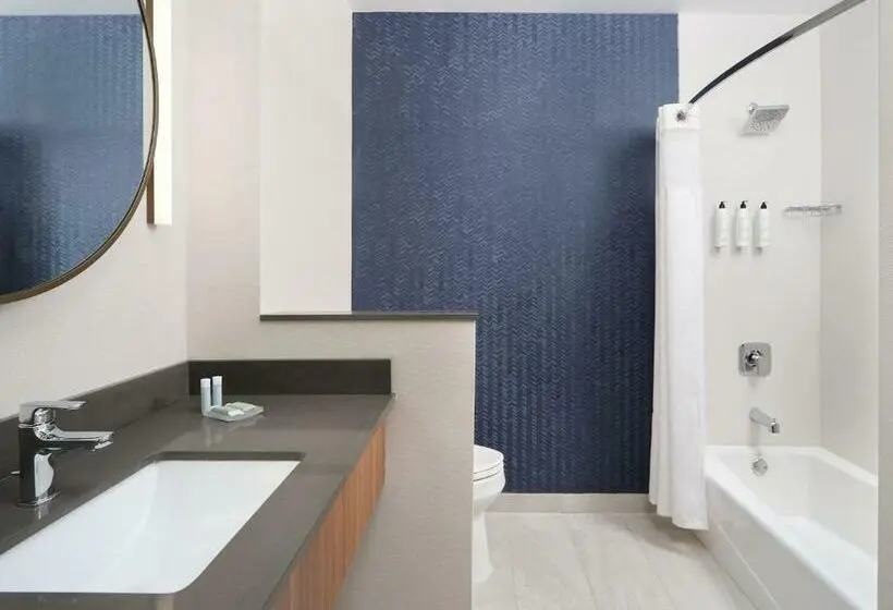 キングサイズベッドのスタンダードルーム, Fairfield Inn & Suites By Marriott Fort Lauderdale Northwest