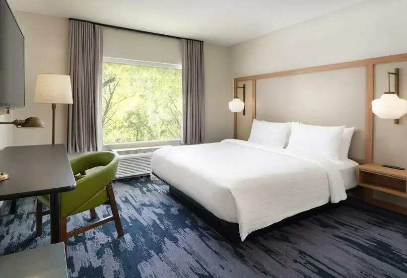 キングサイズベッドのスタンダードルーム, Fairfield Inn & Suites By Marriott Fort Lauderdale Northwest