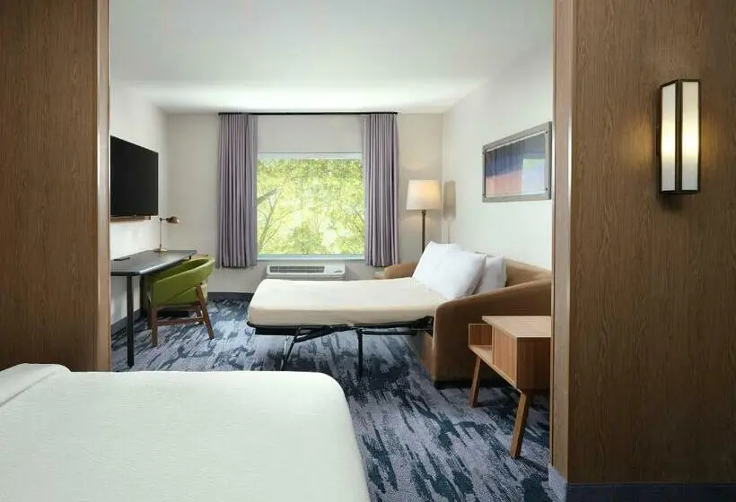 キングサイズベッドのスイートルーム, Fairfield Inn & Suites By Marriott Fort Lauderdale Northwest