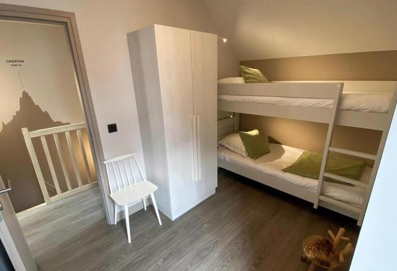 침실 1개 복층 룸, Le Génépy   Appart Hôtel De Charme