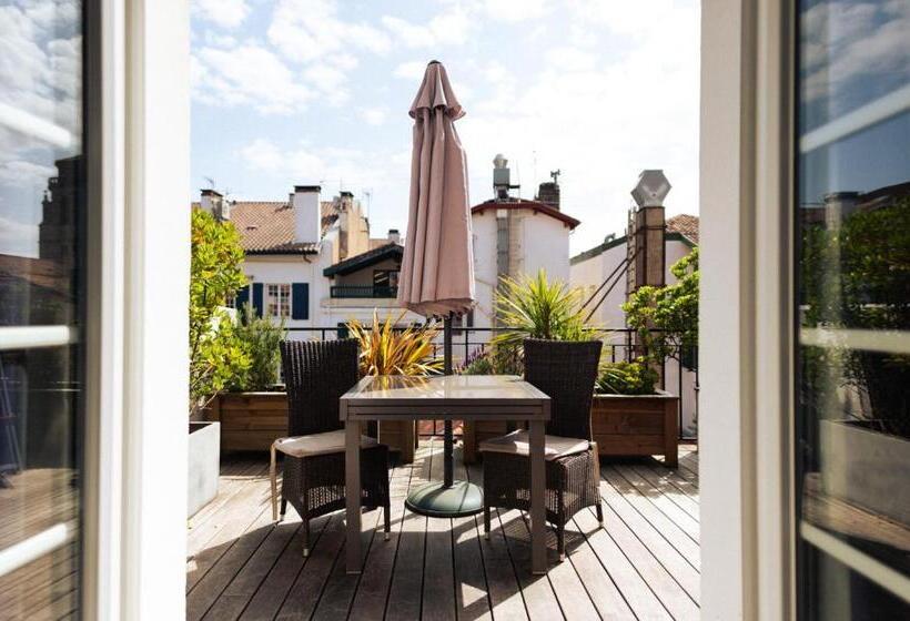 חדר סטנדרט עם טרסה, Boutique Hôtel Txoko