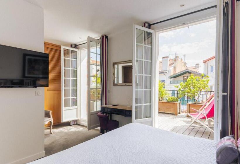 חדר סטנדרט עם טרסה, Boutique Hôtel Txoko