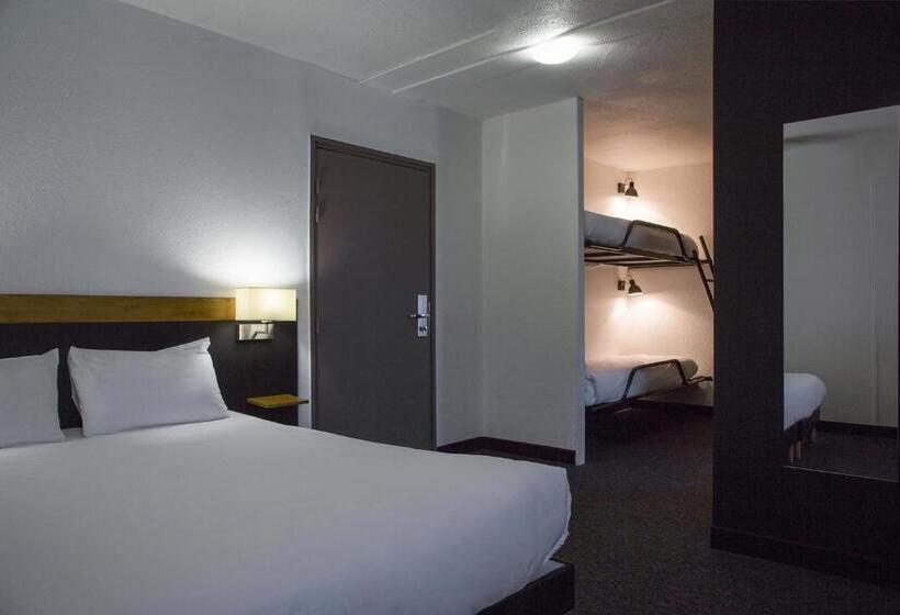 اتاق استاندارد چهار تخته, The Originals Access, Hôtel Limoges Nord