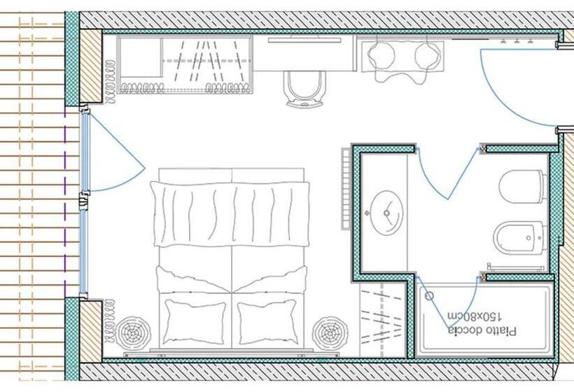 발코니 스탠다드 싱글 룸, Alpine Hotel Gran Foda