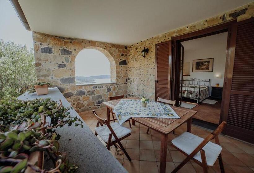 דירת חדר עם טרסה, Residenza Golfo Degli Ulivi