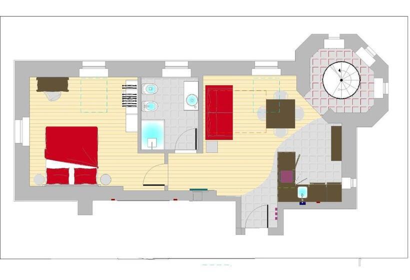 Апартаменты Prestige 1 Спальня, Villa Italia Luxury Suites And Apartments