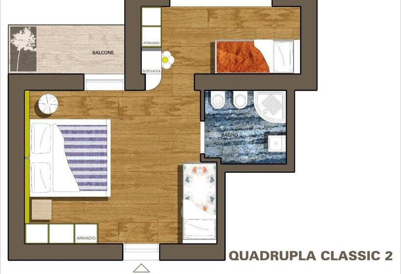 חדר סטנדרט לארבעה, Zirmes