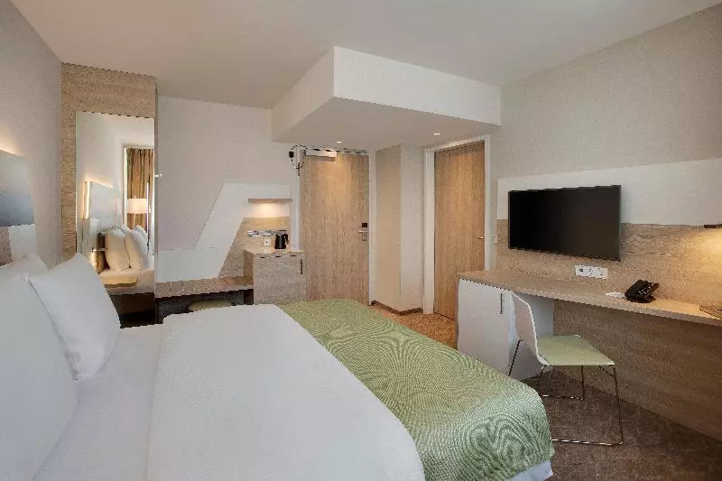 اتاق استاندارد با تخت دو نفره بزرگ برای معلولان, Holiday Inn Frankfurt Airport, An Ihg