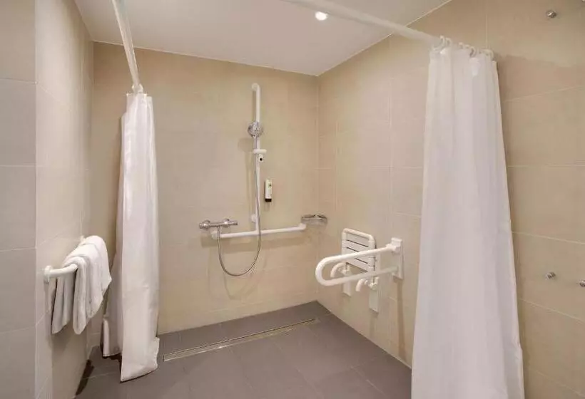 اتاق استاندارد با تخت دو نفره بزرگ برای معلولان, Holiday Inn Frankfurt Airport, An Ihg