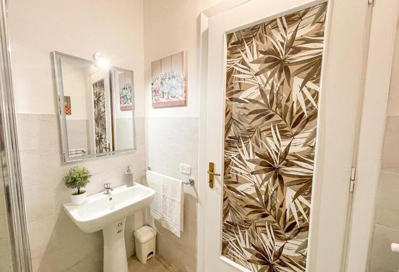 标准三人间共用浴室, B&b Dietro Il Politeama