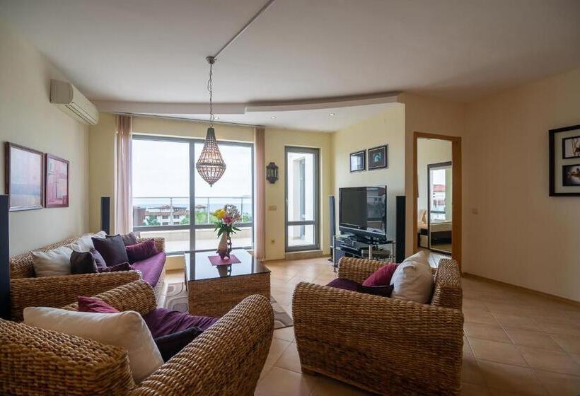 バルコニー付２ベッドルームアパートメント, Byala Panorama Resort