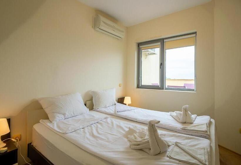 バルコニー付き１ベッドルームアパートメント, Byala Panorama Resort