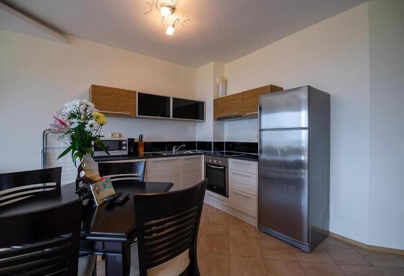 バルコニー付き１ベッドルームアパートメント, Byala Panorama Resort