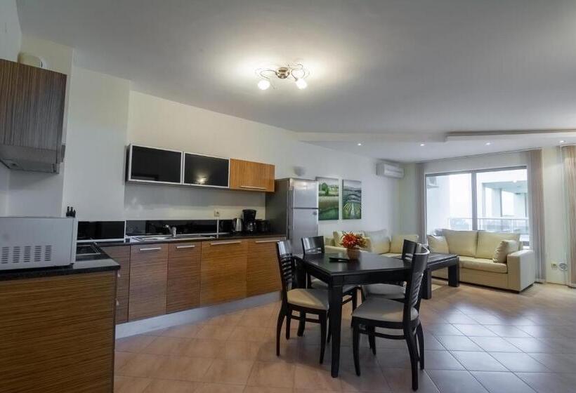 バルコニー付２ベッドルームアパートメント, Byala Panorama Resort