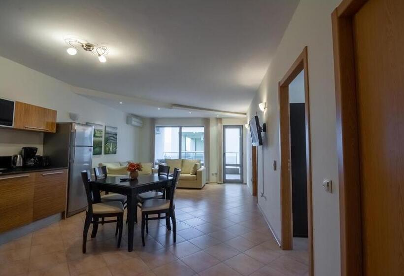 バルコニー付２ベッドルームアパートメント, Byala Panorama Resort